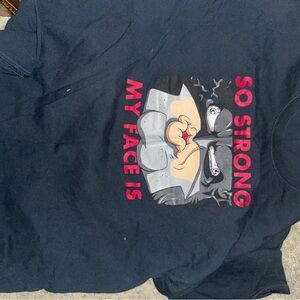 Navy Graphic T-Shirt with Bold Print